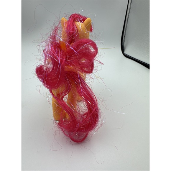 Gi Go Toy 5" Unicorn Pony Gi-Go  Yellow Vintage‎ MLP Figure - Picture 4 of 5